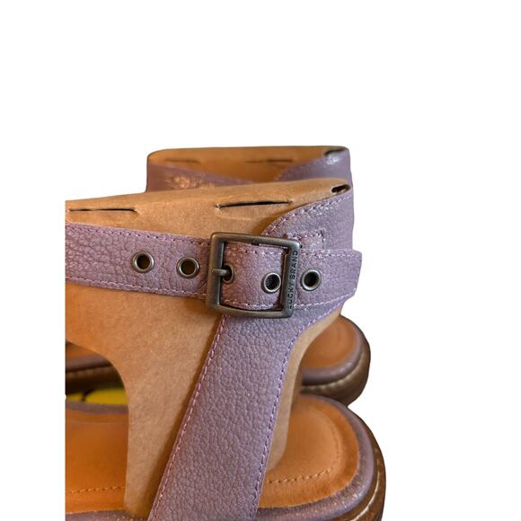 NEW Lucky Brand Kimaya Sandals Women's Size 8.5 M Purple Orchid Leather Summer - Picture 7 of 11